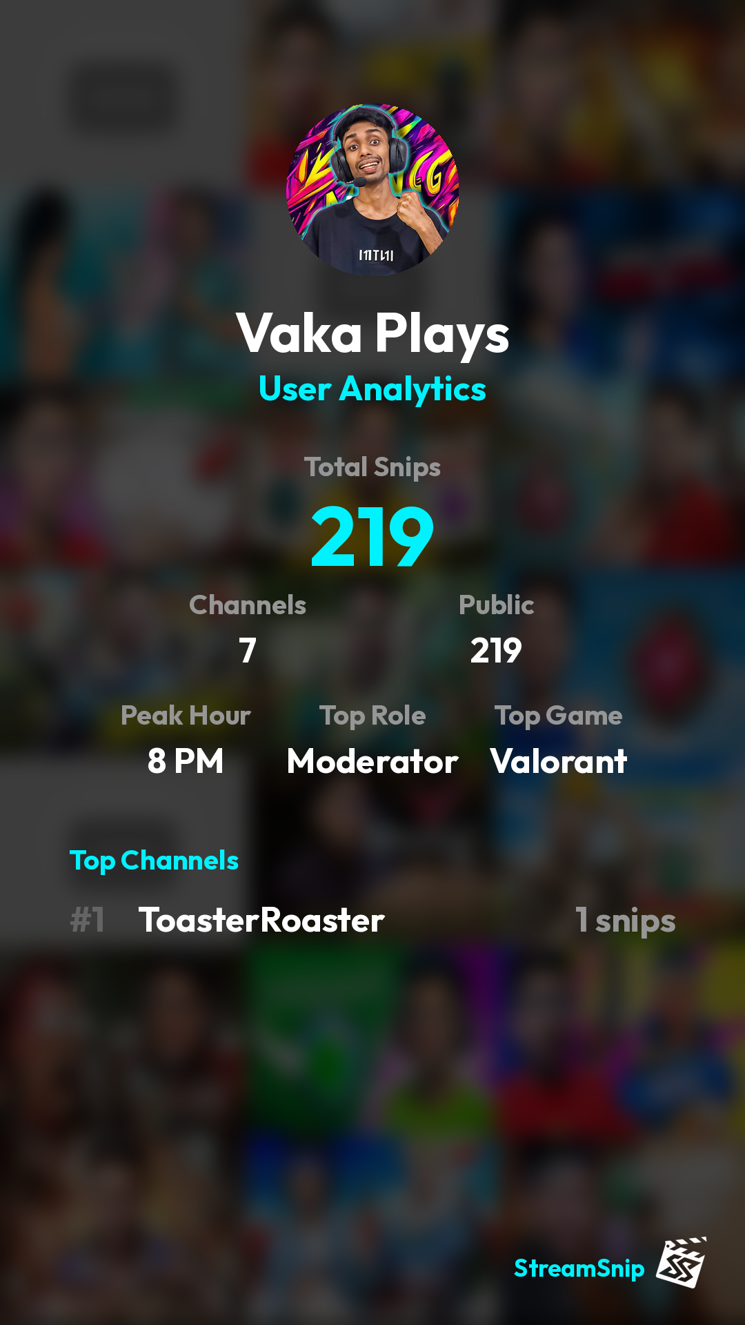 Stats Share Card