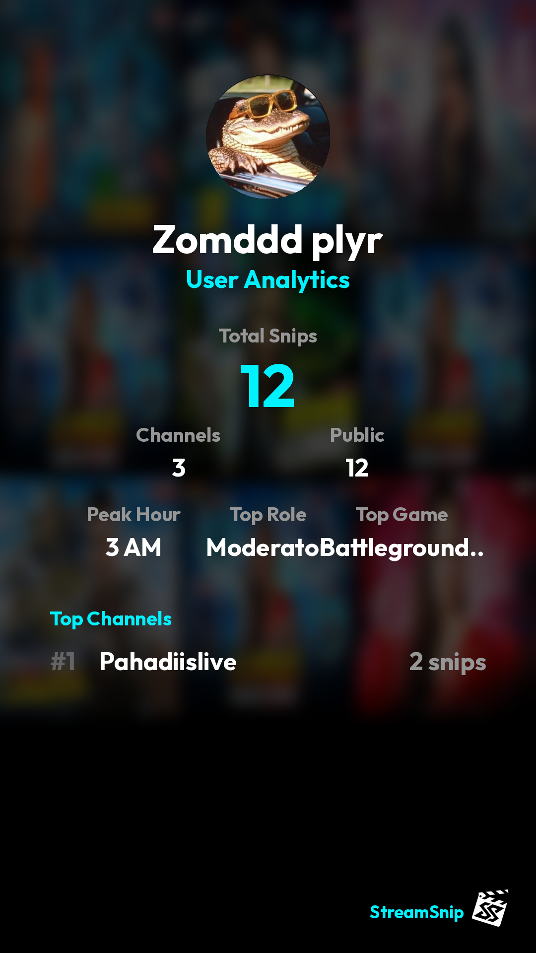 Stats Share Card