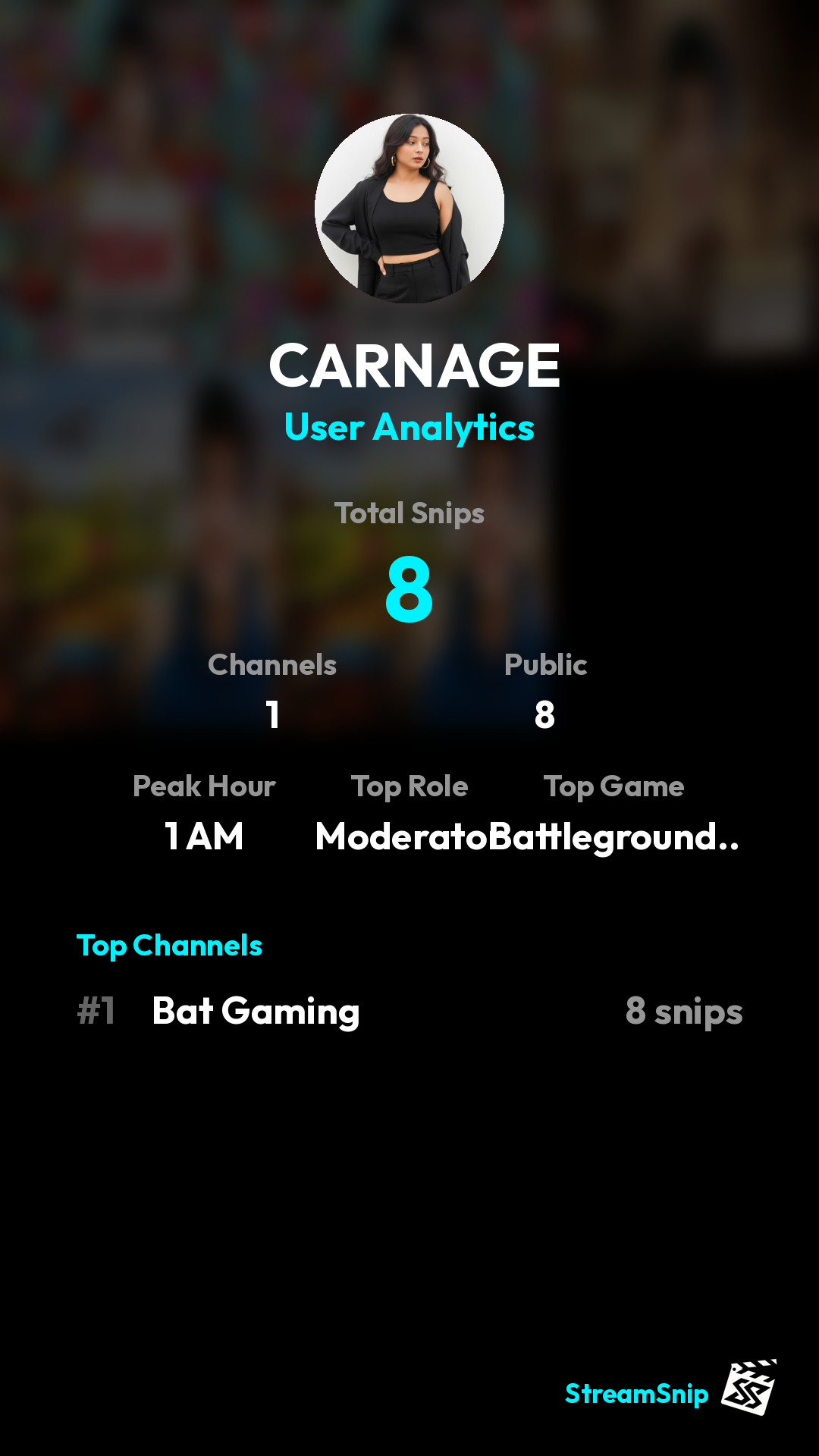 Stats Share Card