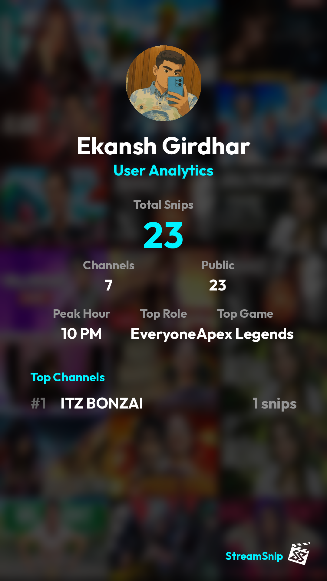 Stats Share Card