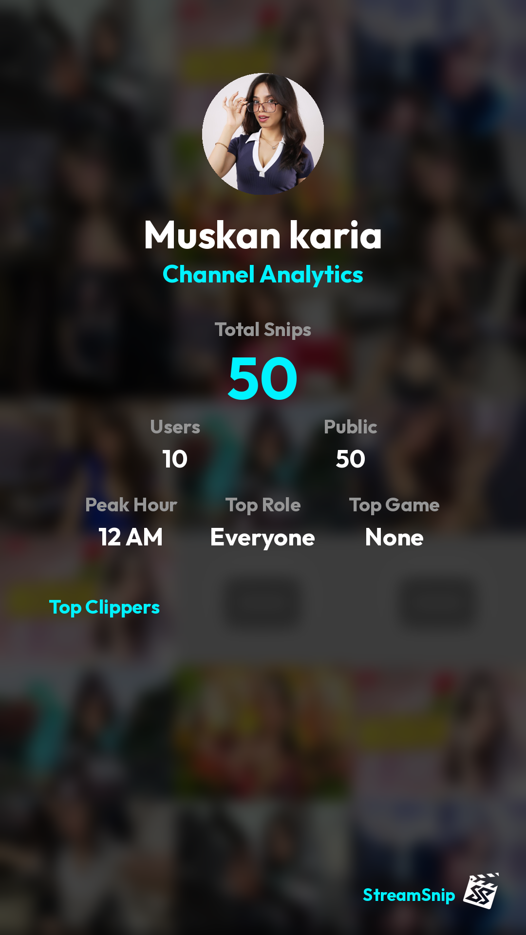Stats Share Card