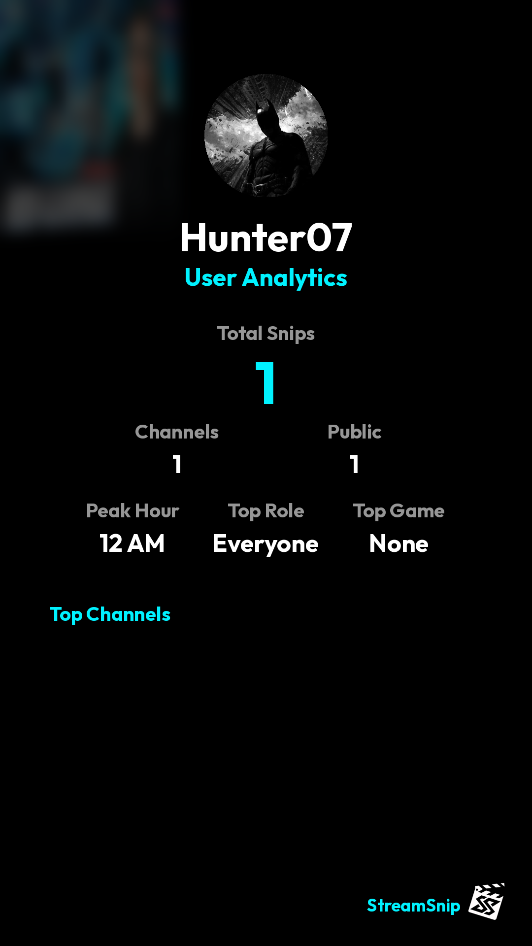 Stats Share Card