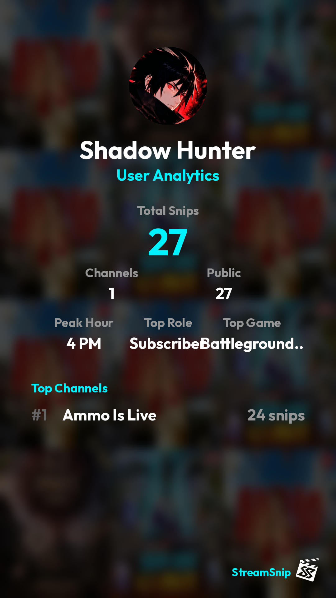Stats Share Card