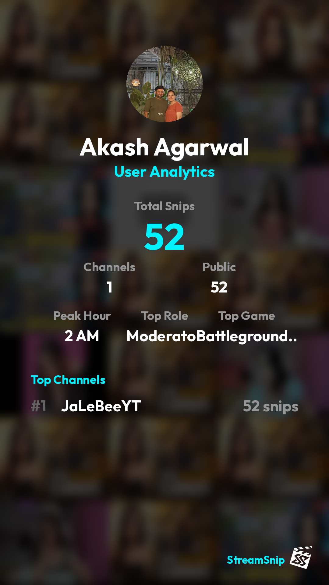 Stats Share Card