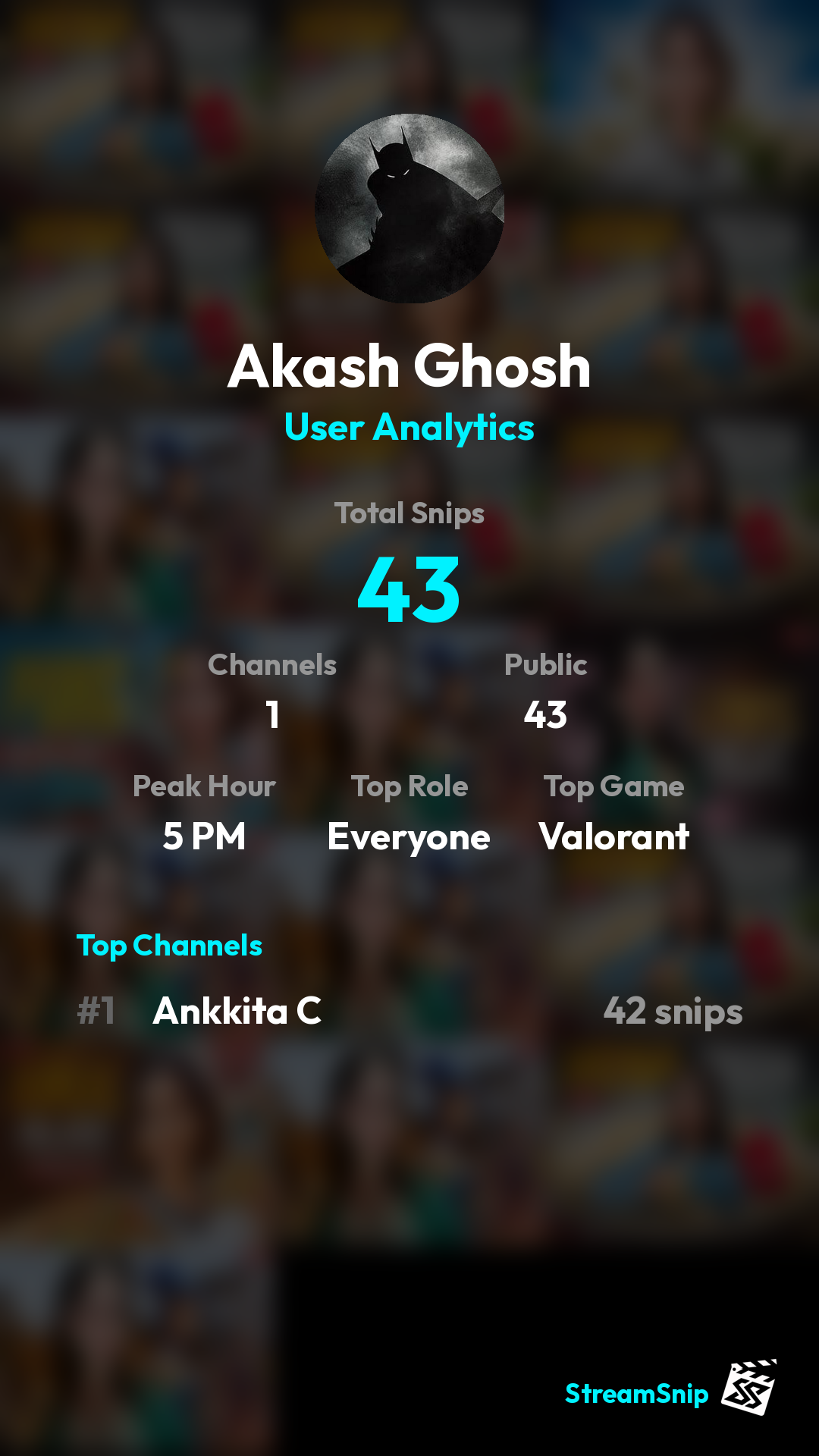 Stats Share Card