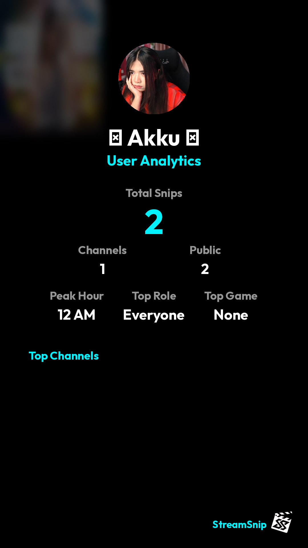 Stats Share Card
