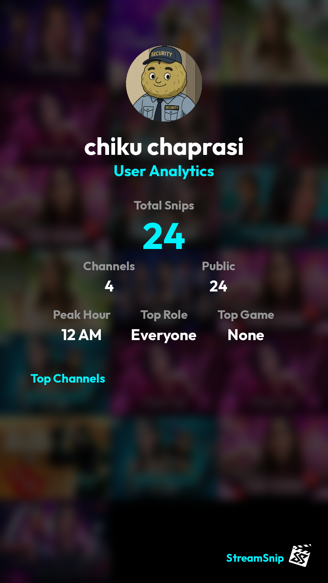 Stats Share Card