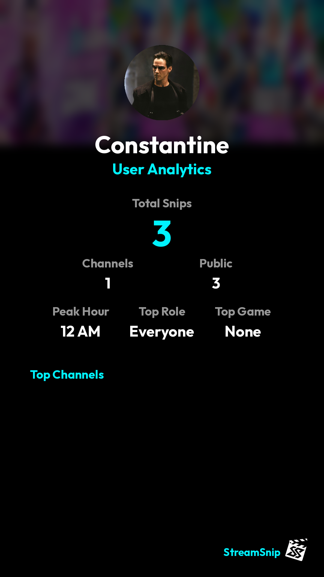 Stats Share Card