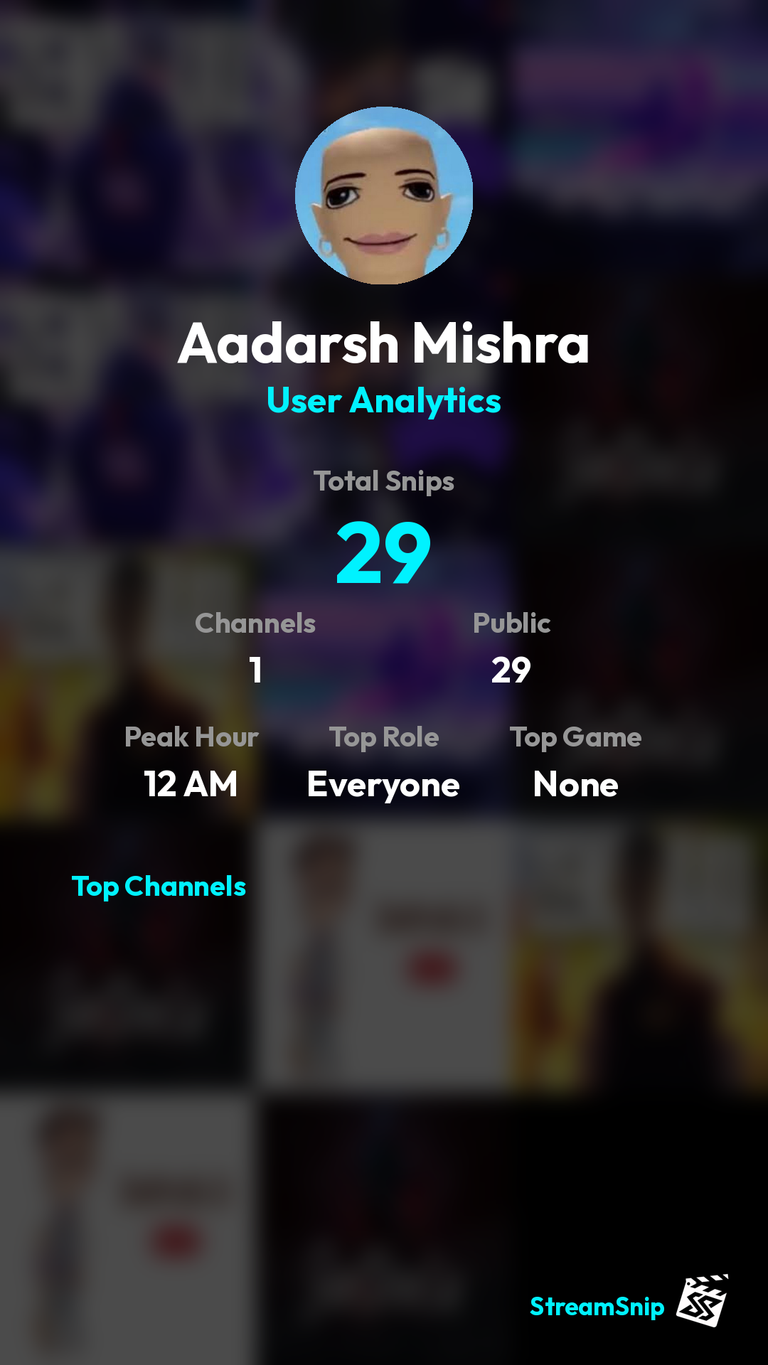 Stats Share Card