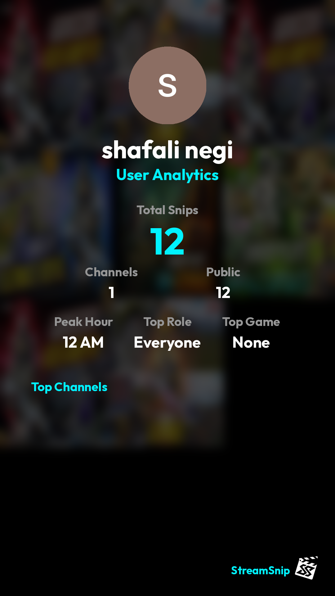 Stats Share Card