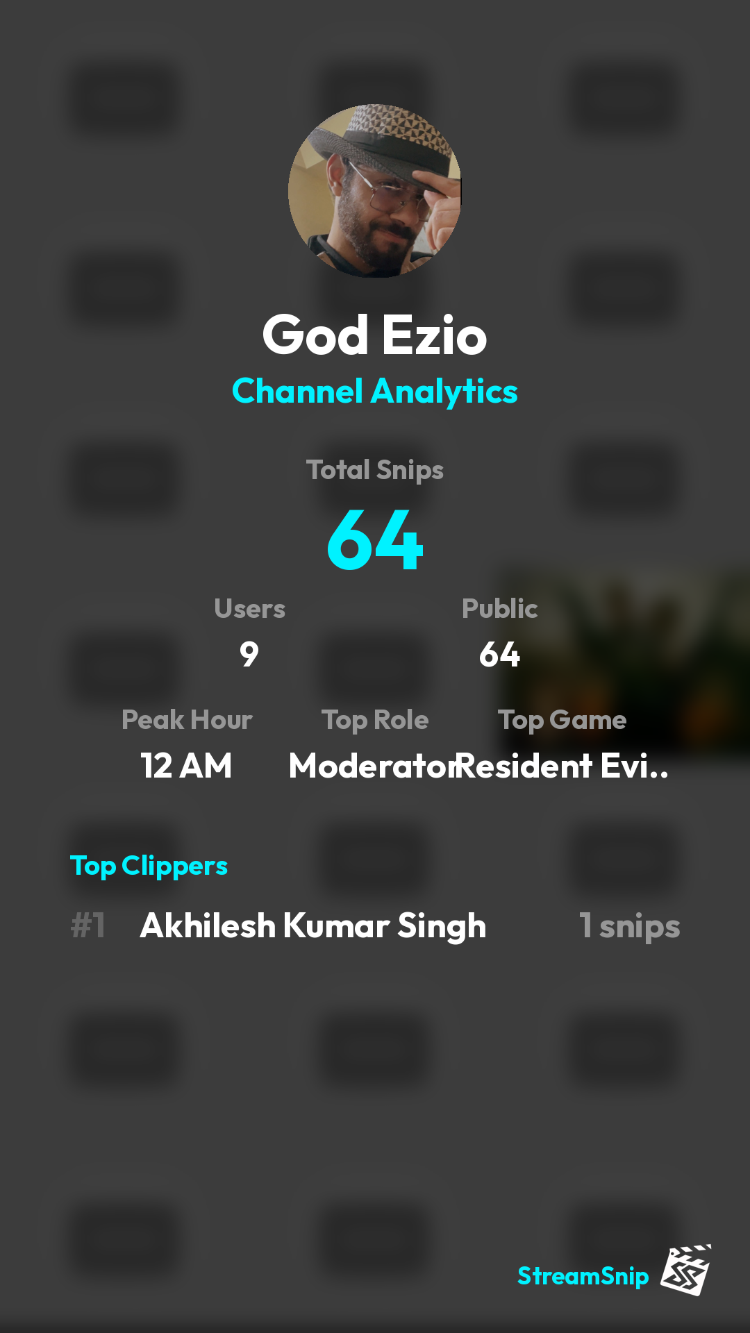 Stats Share Card