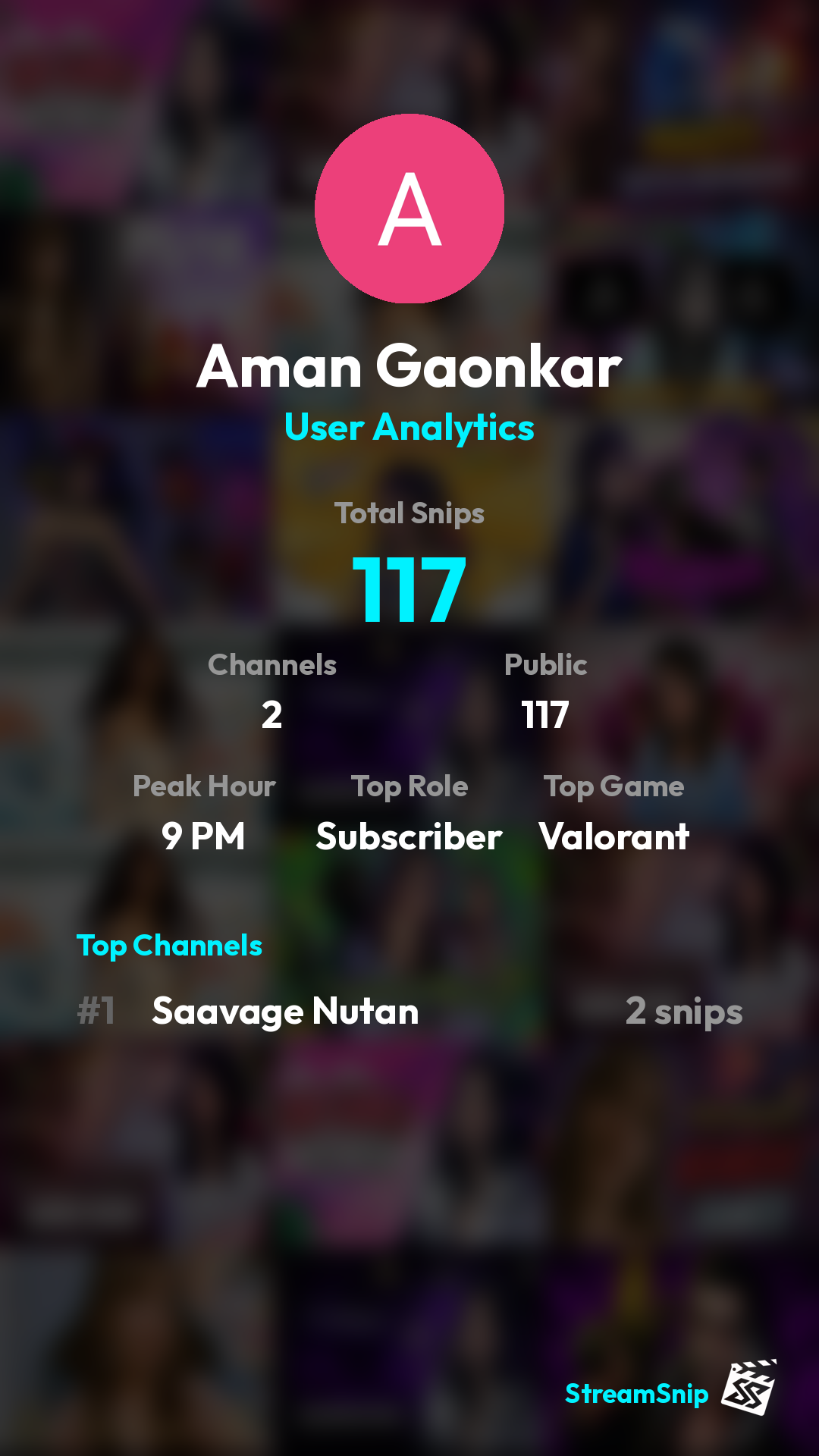 Stats Share Card