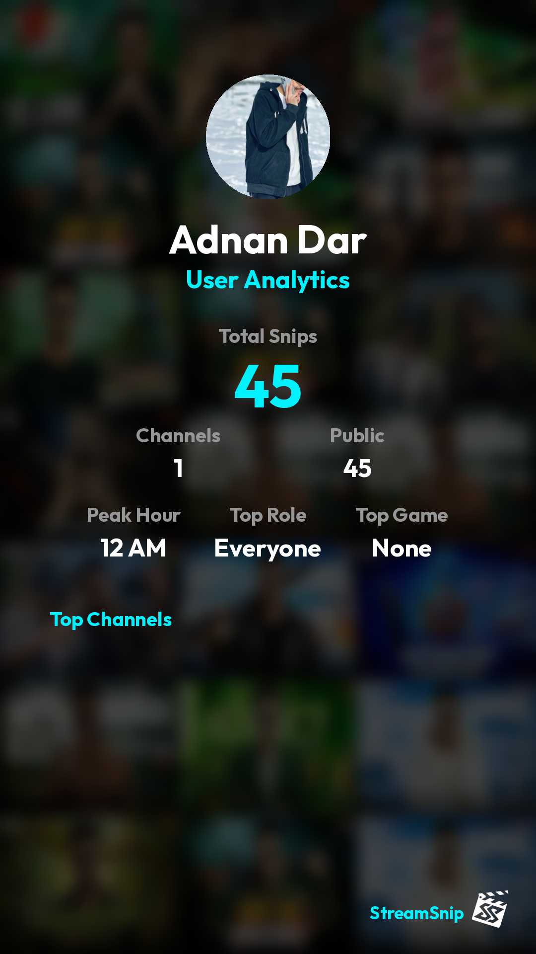 Stats Share Card