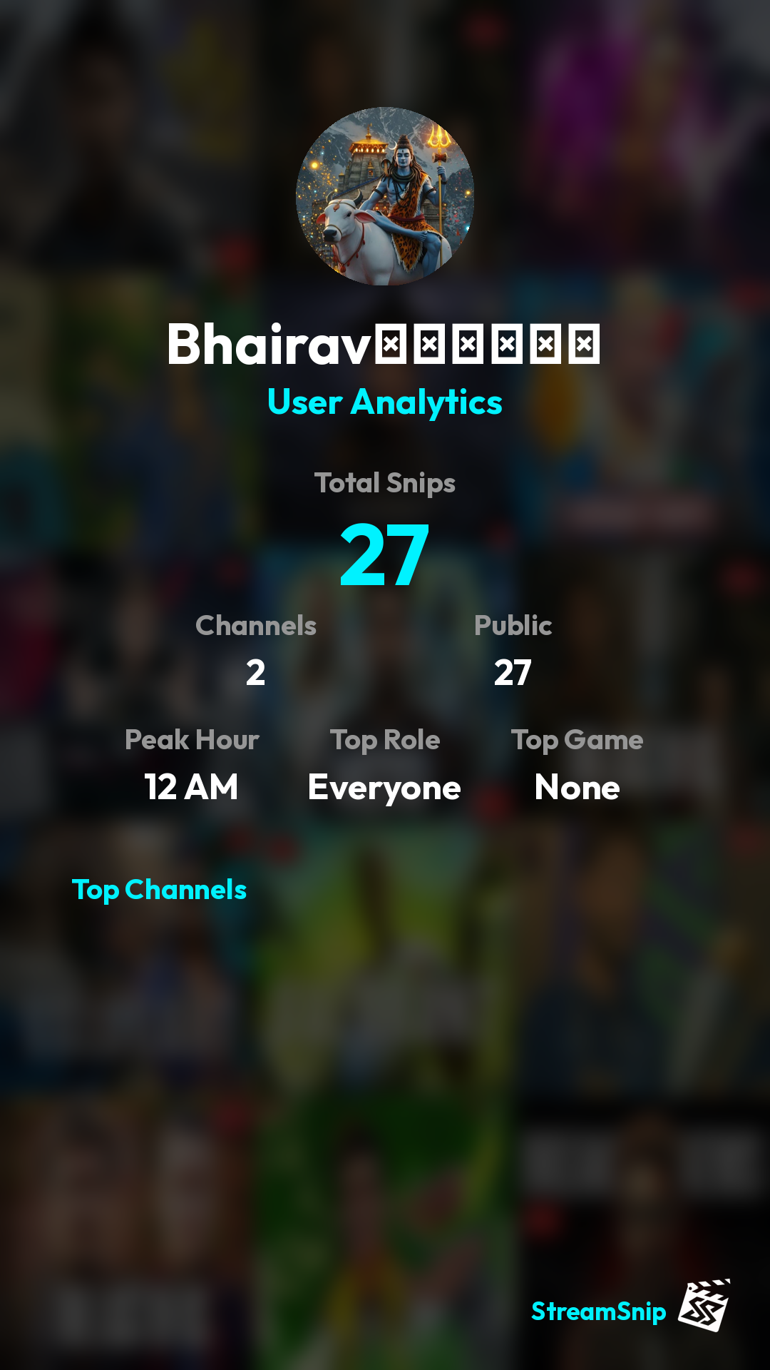 Stats Share Card