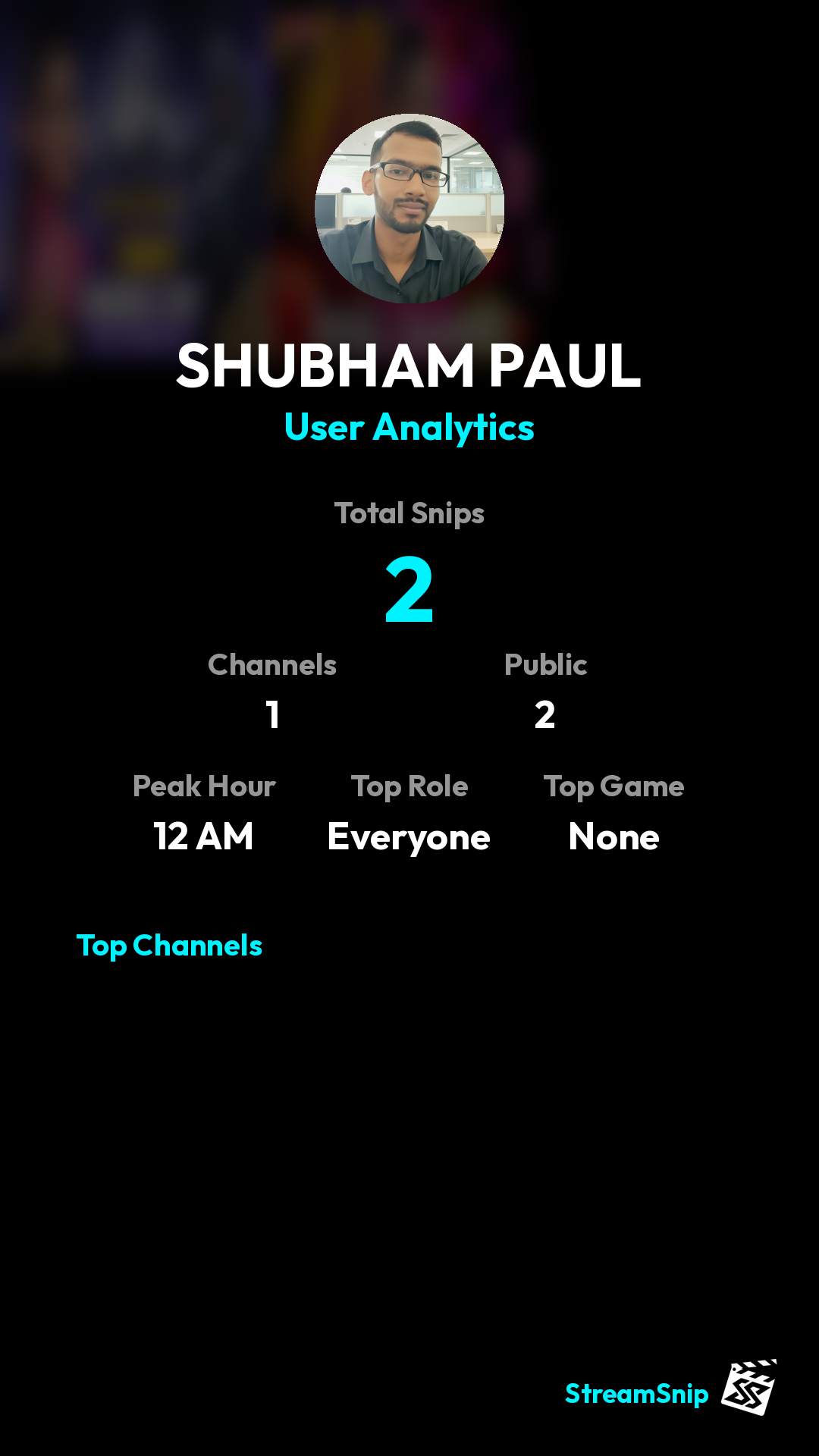 Stats Share Card
