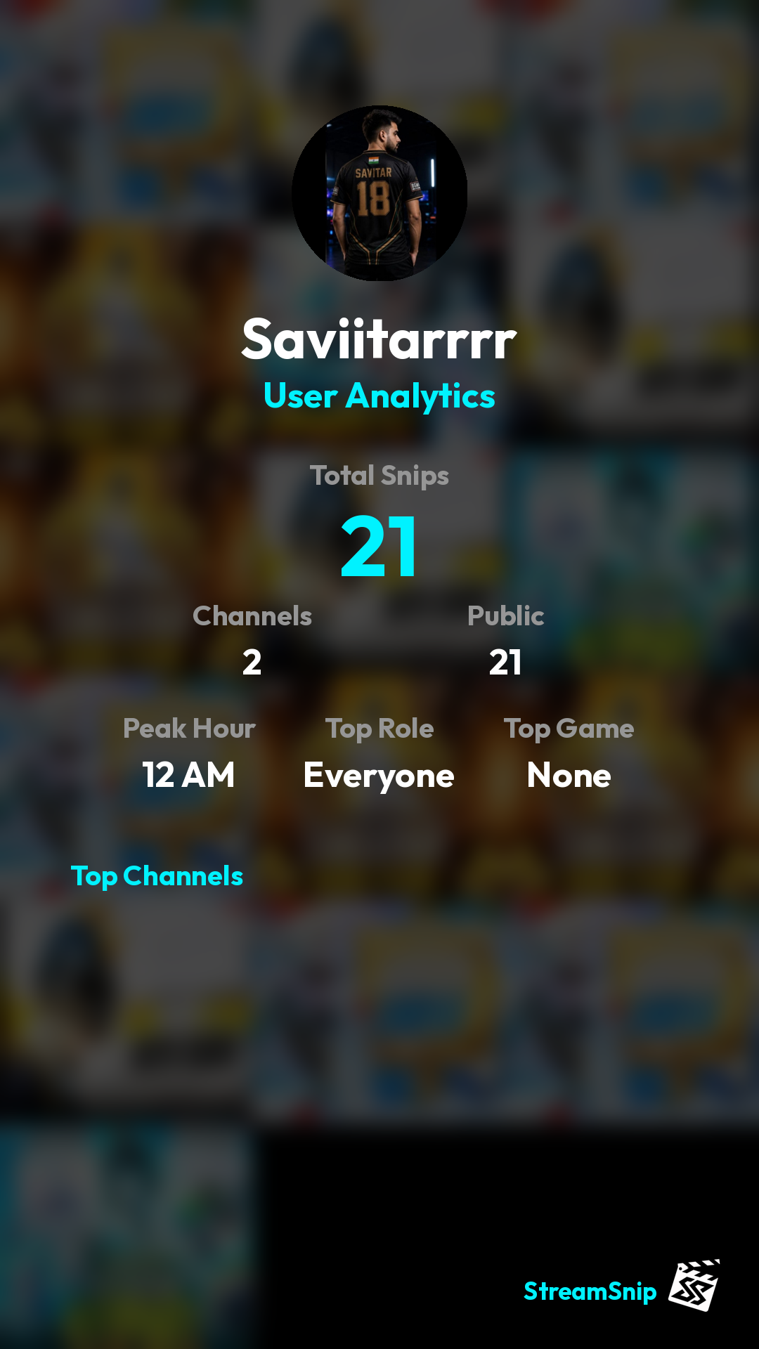 Stats Share Card