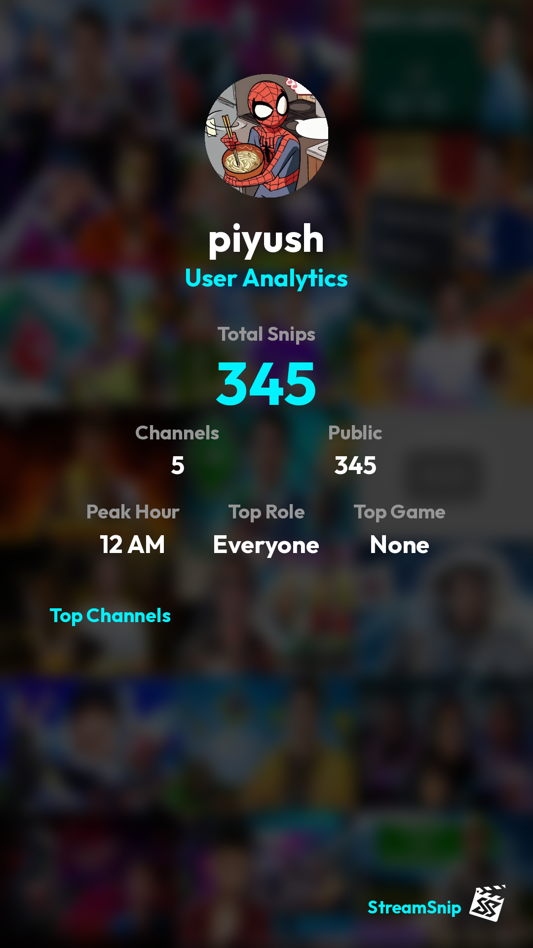 Stats Share Card