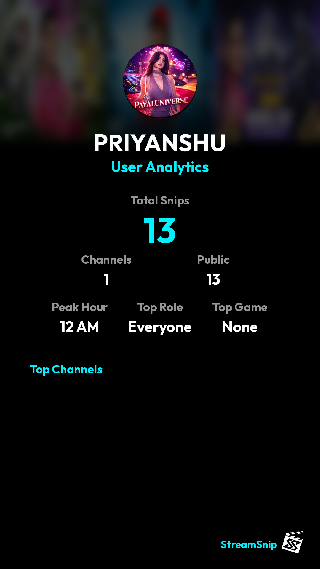 Stats Share Card