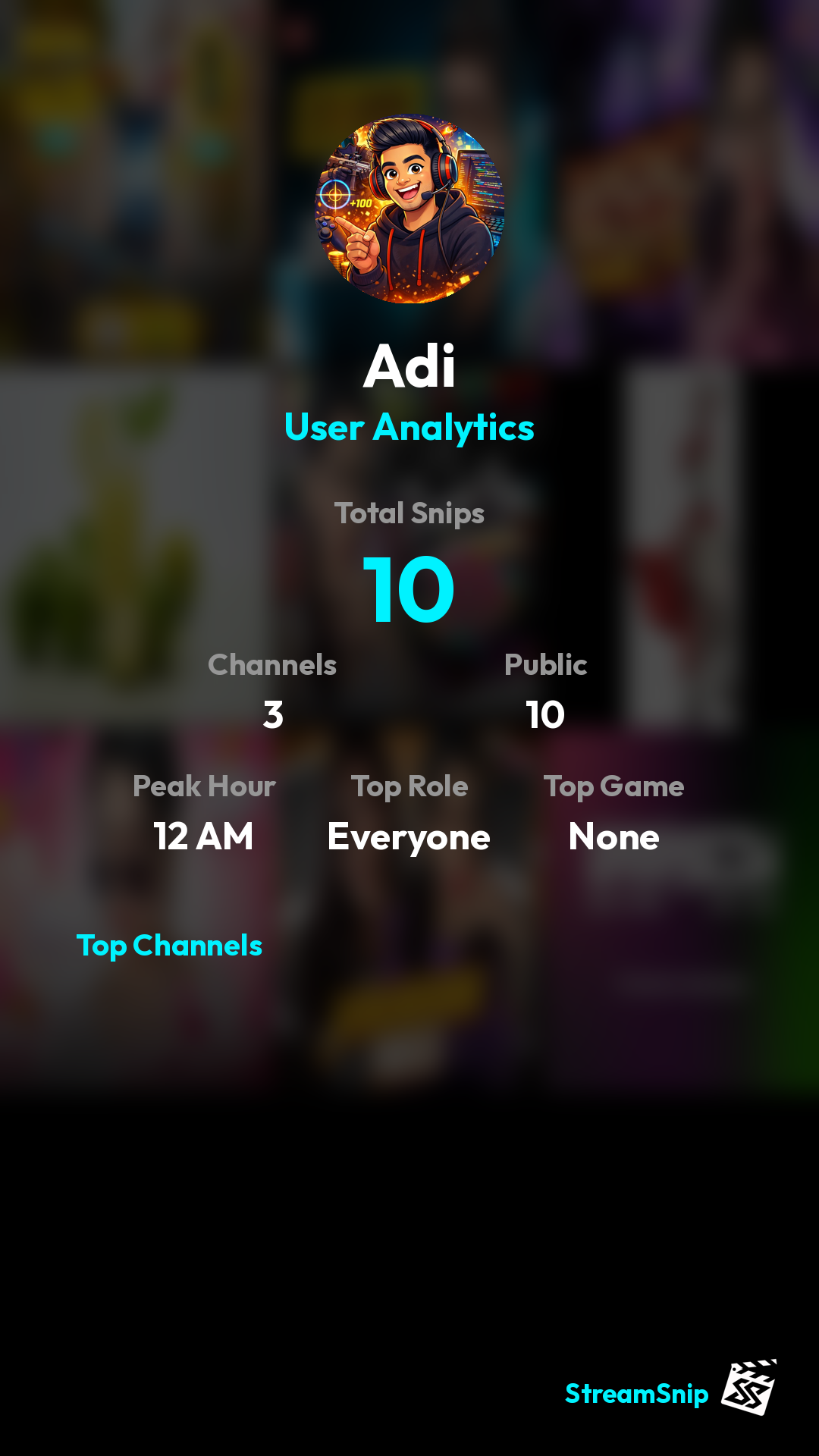 Stats Share Card