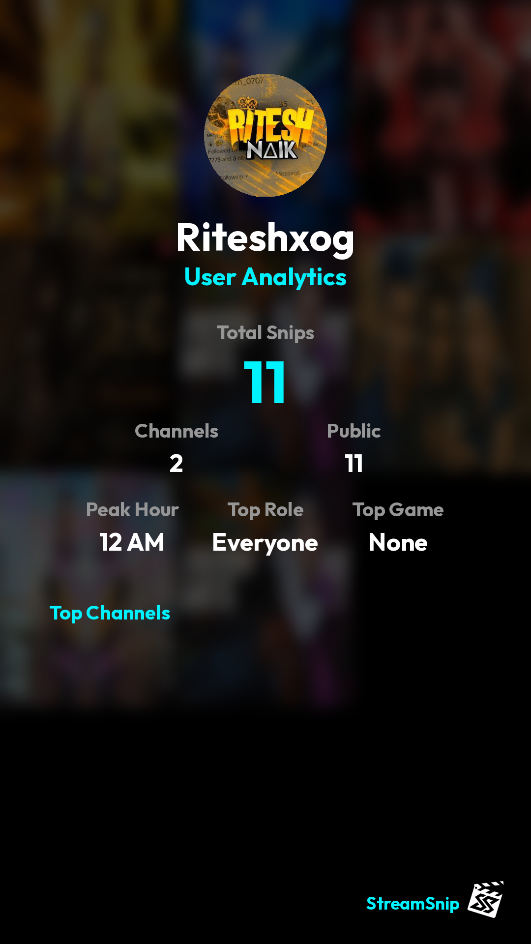 Stats Share Card