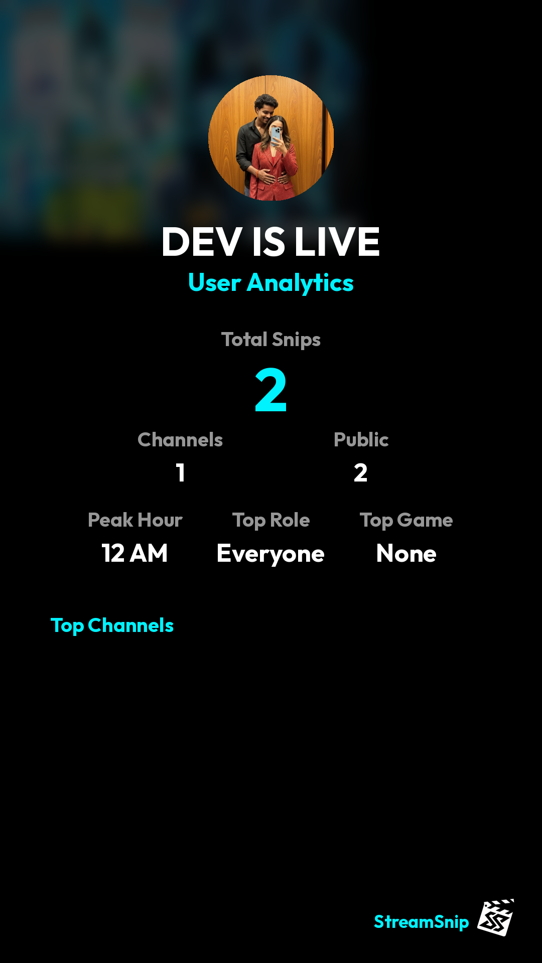 Stats Share Card