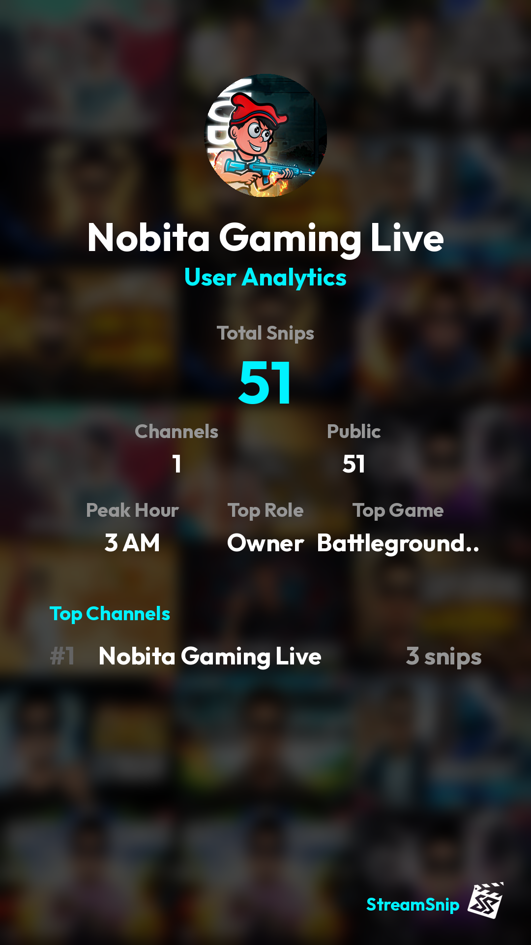 Stats Share Card
