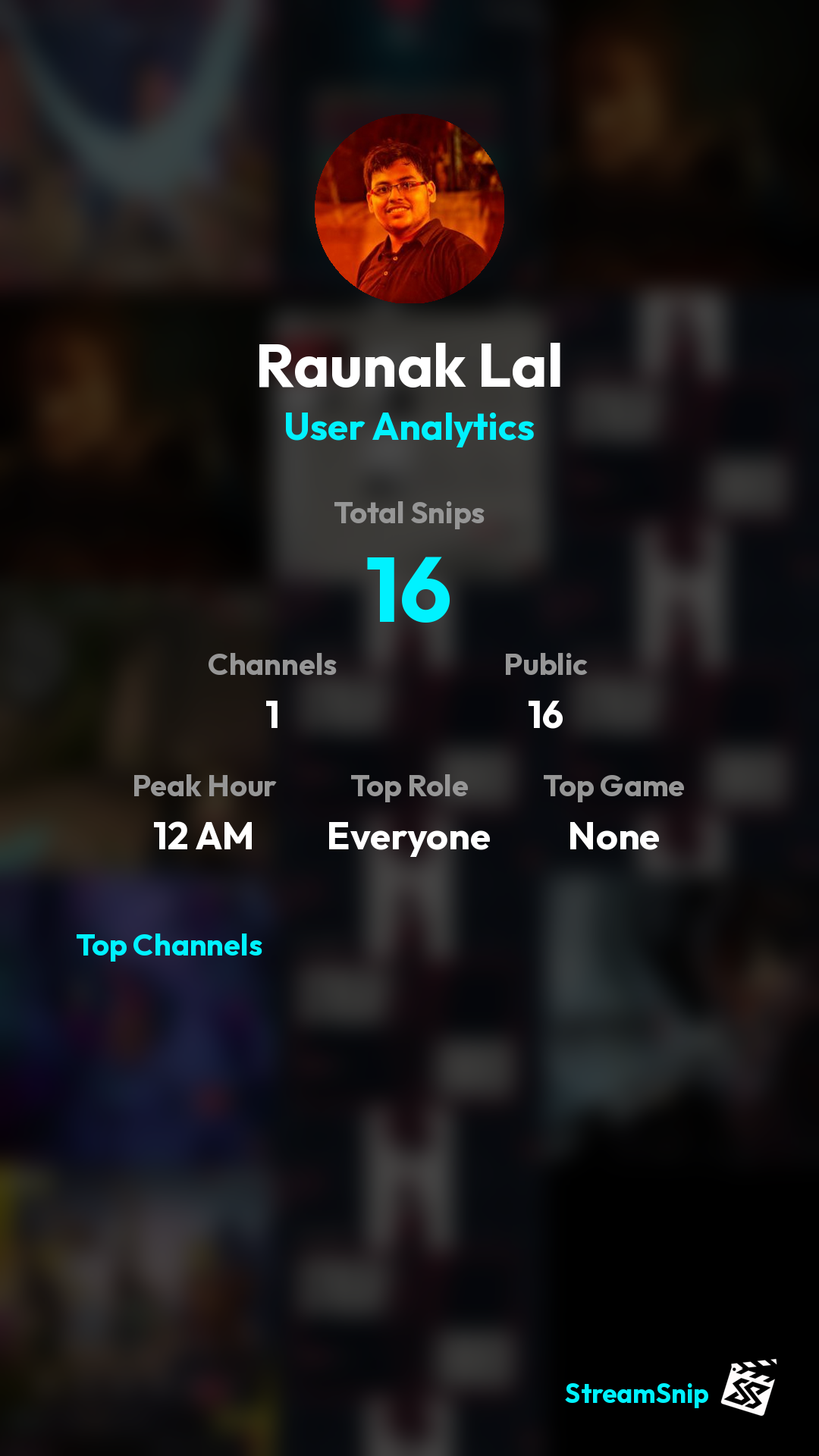 Stats Share Card
