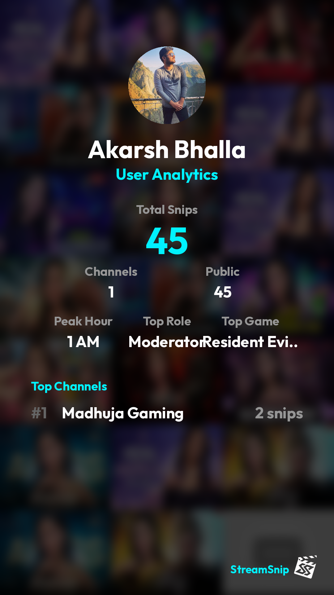 Stats Share Card