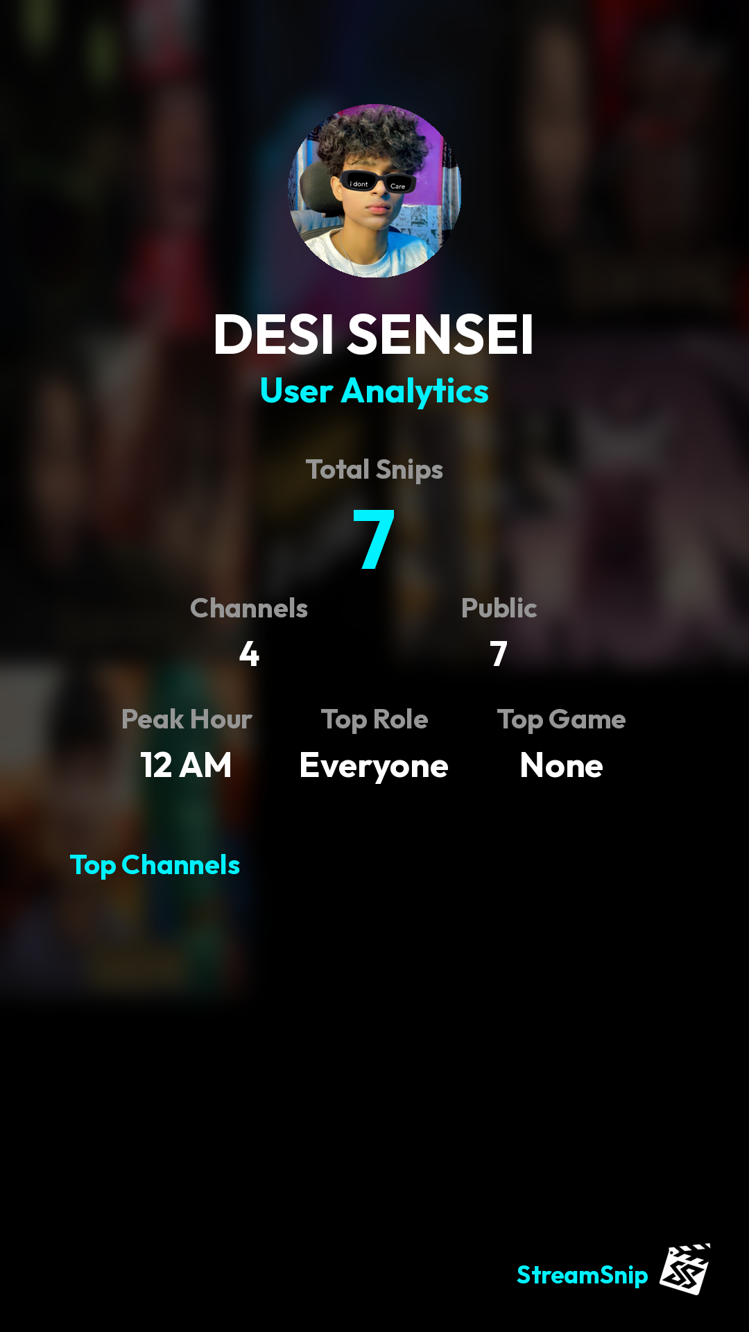Stats Share Card