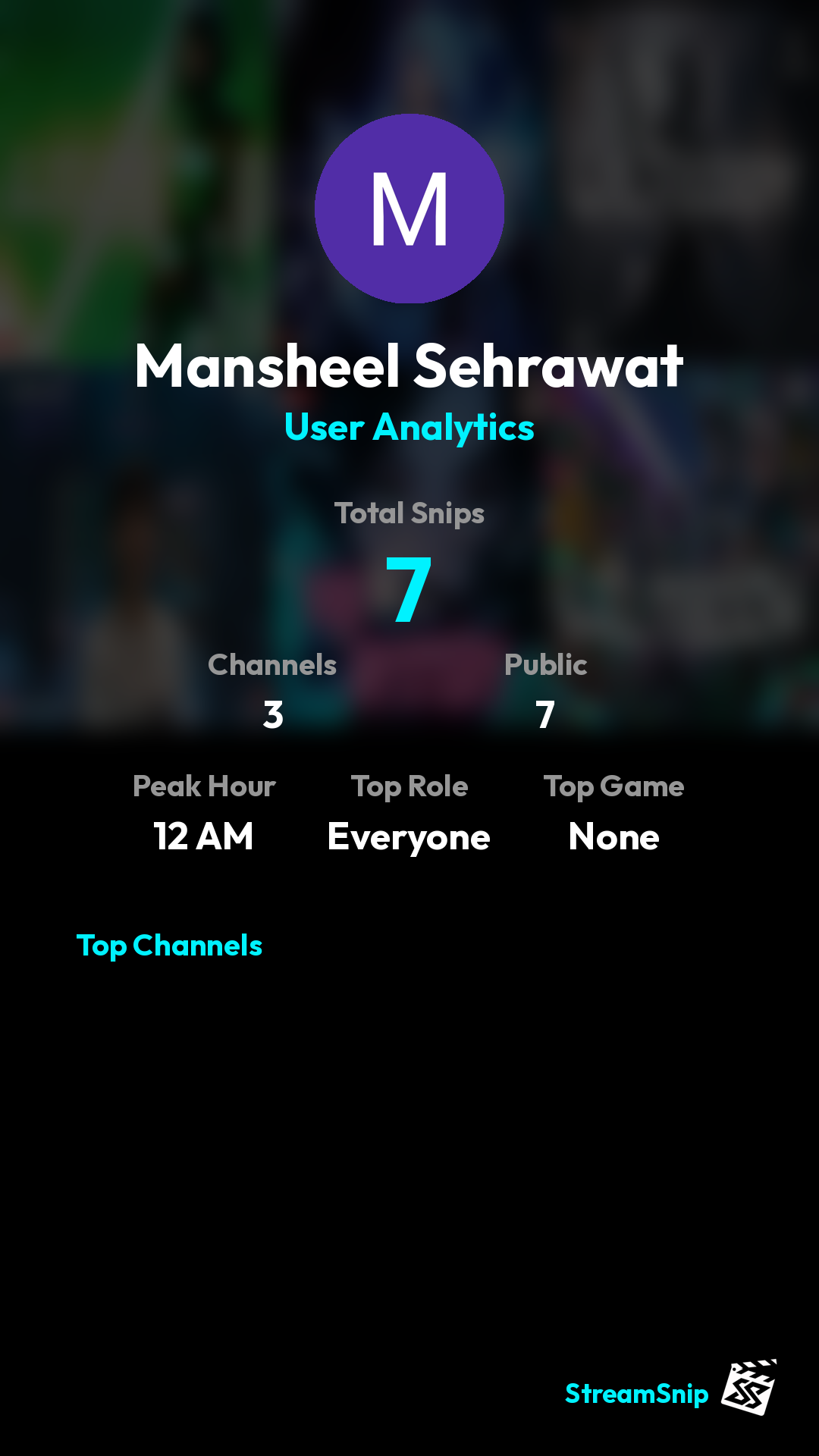 Stats Share Card