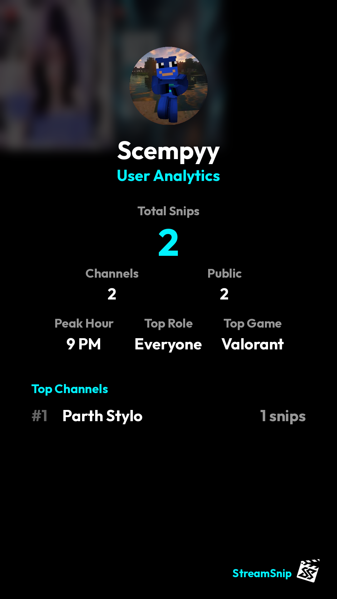 Stats Share Card