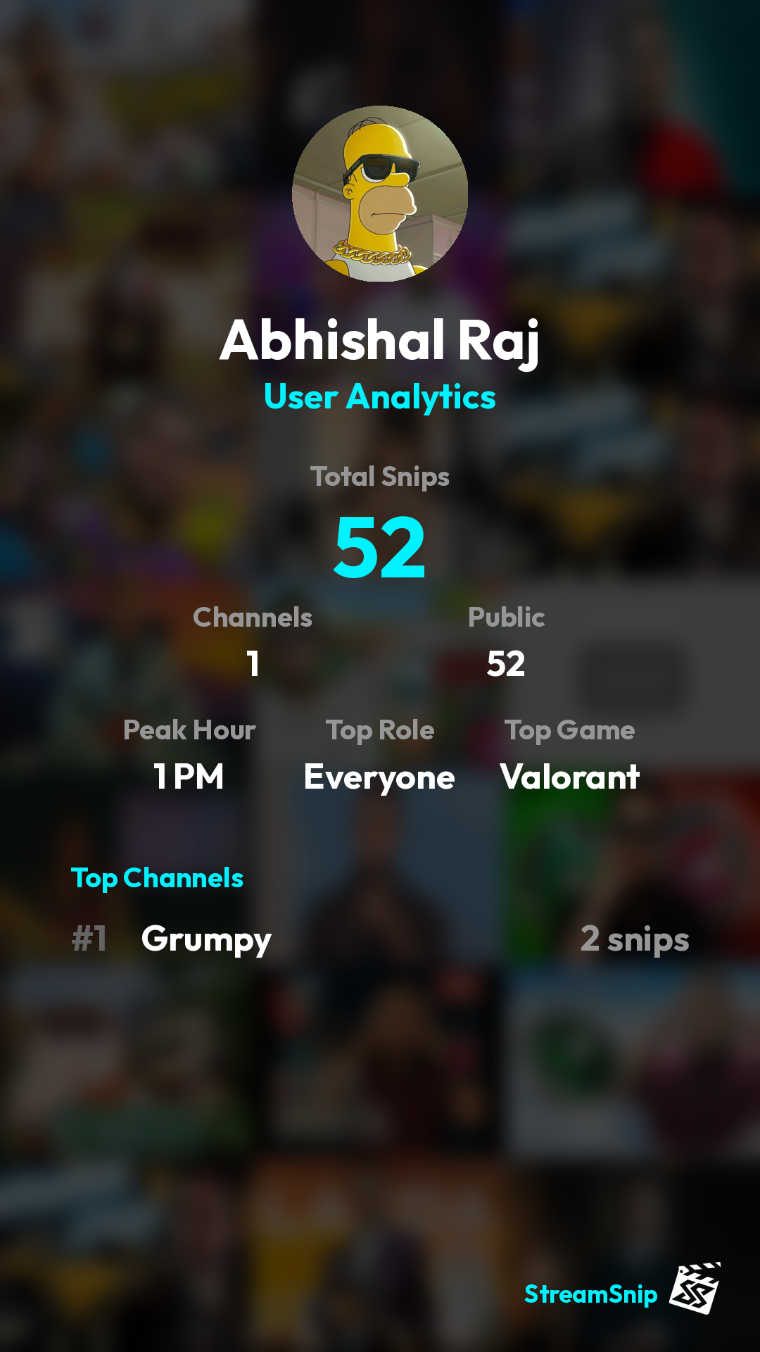 Stats Share Card