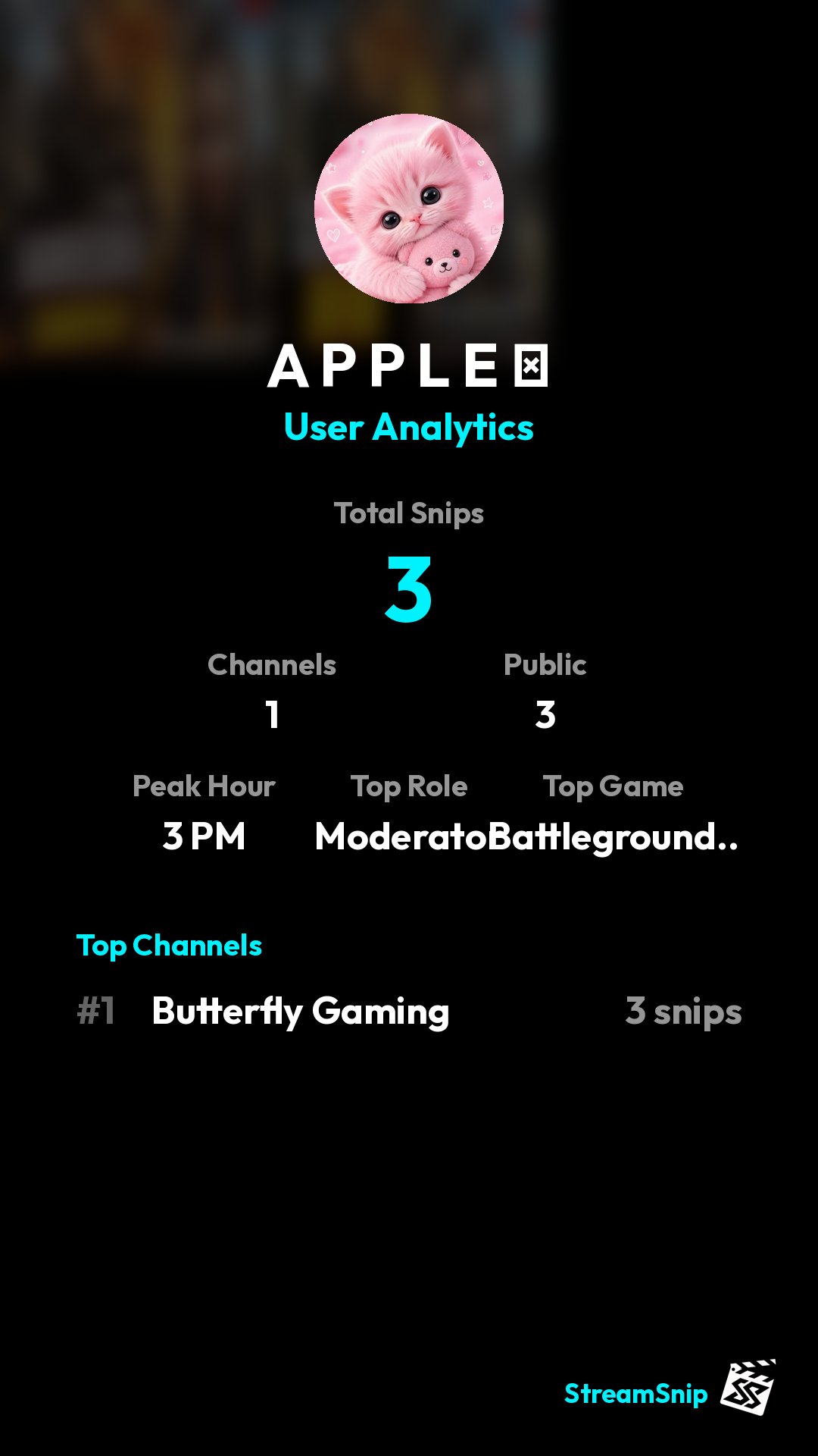 Stats Share Card