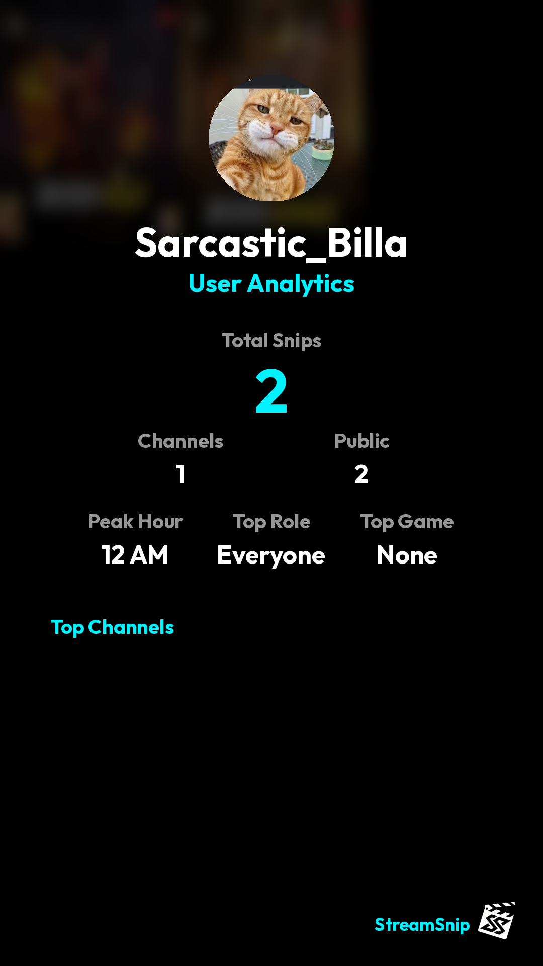 Stats Share Card