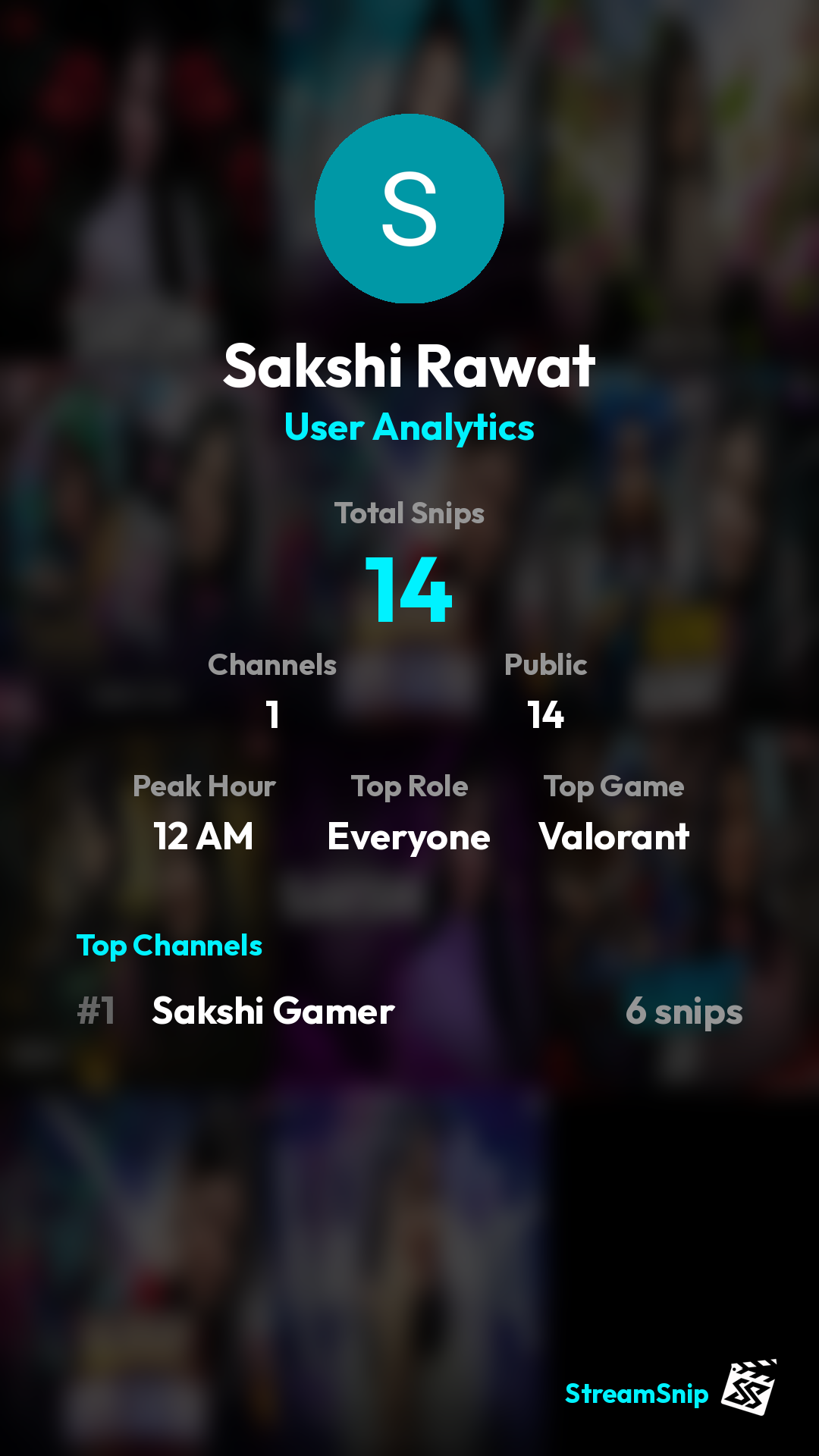 Stats Share Card