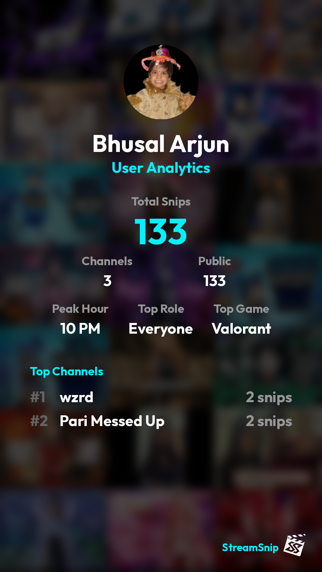 Stats Share Card