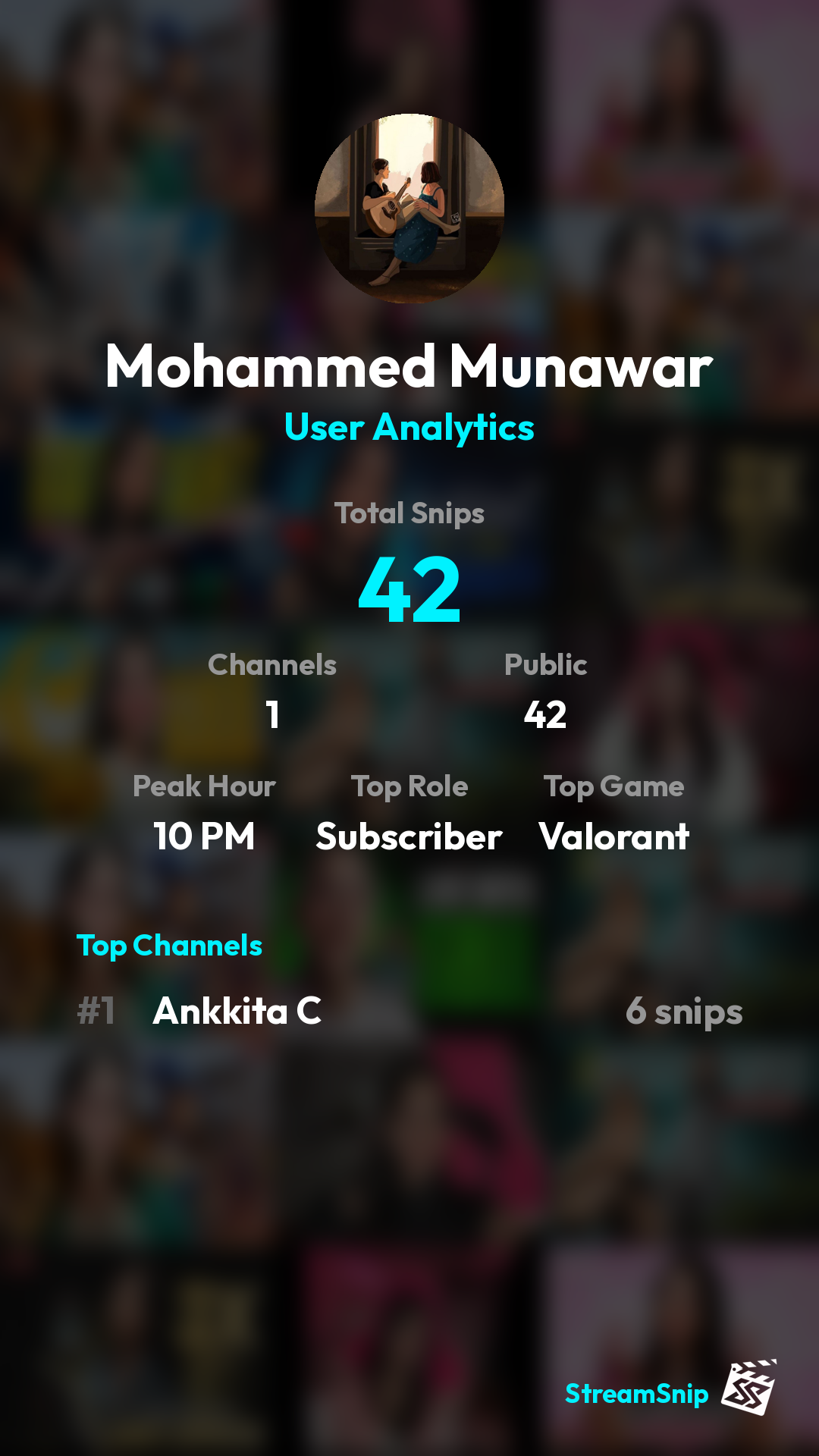 Stats Share Card