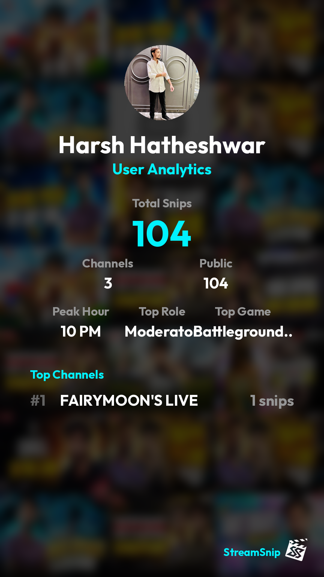 Stats Share Card