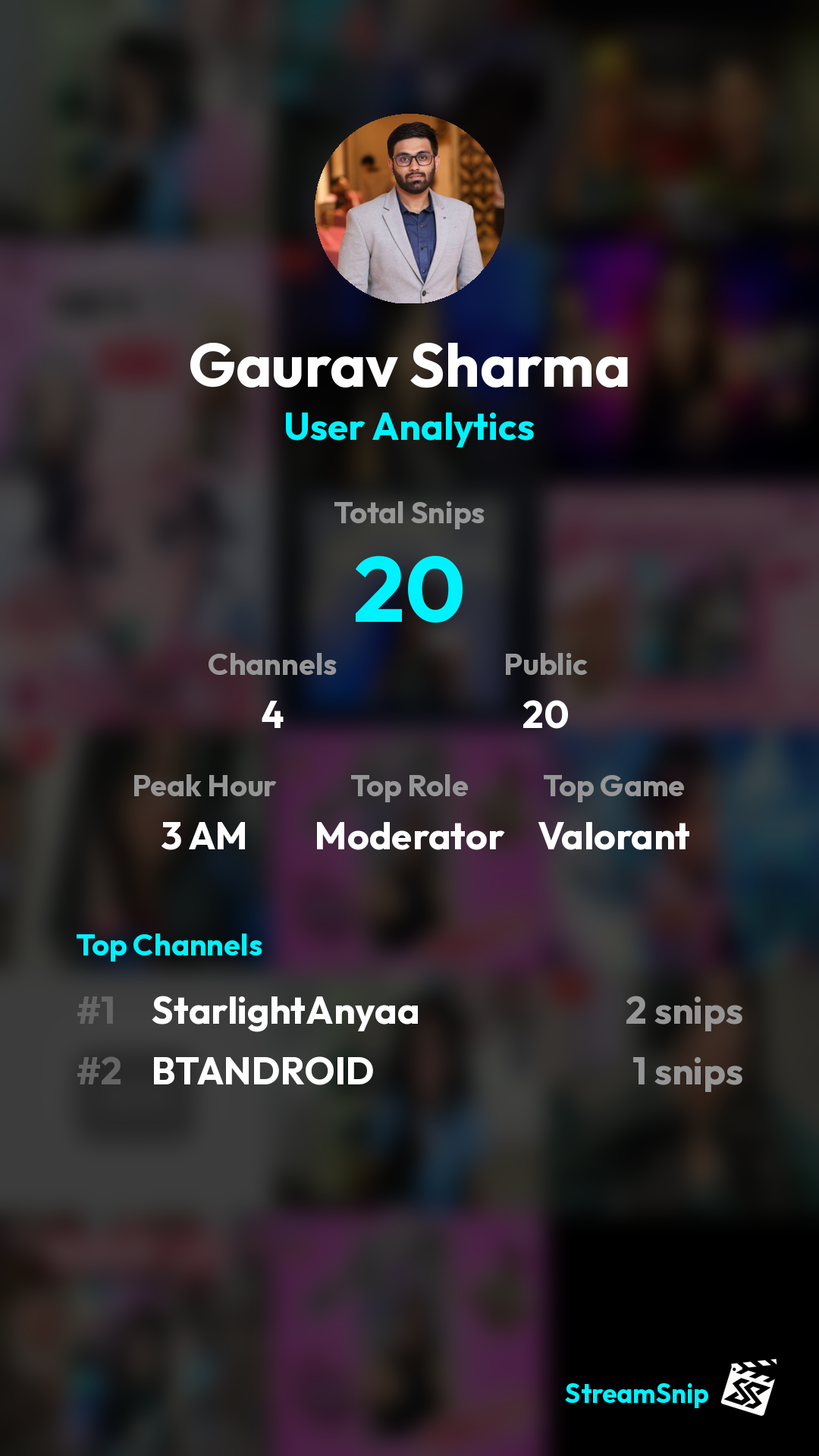 Stats Share Card
