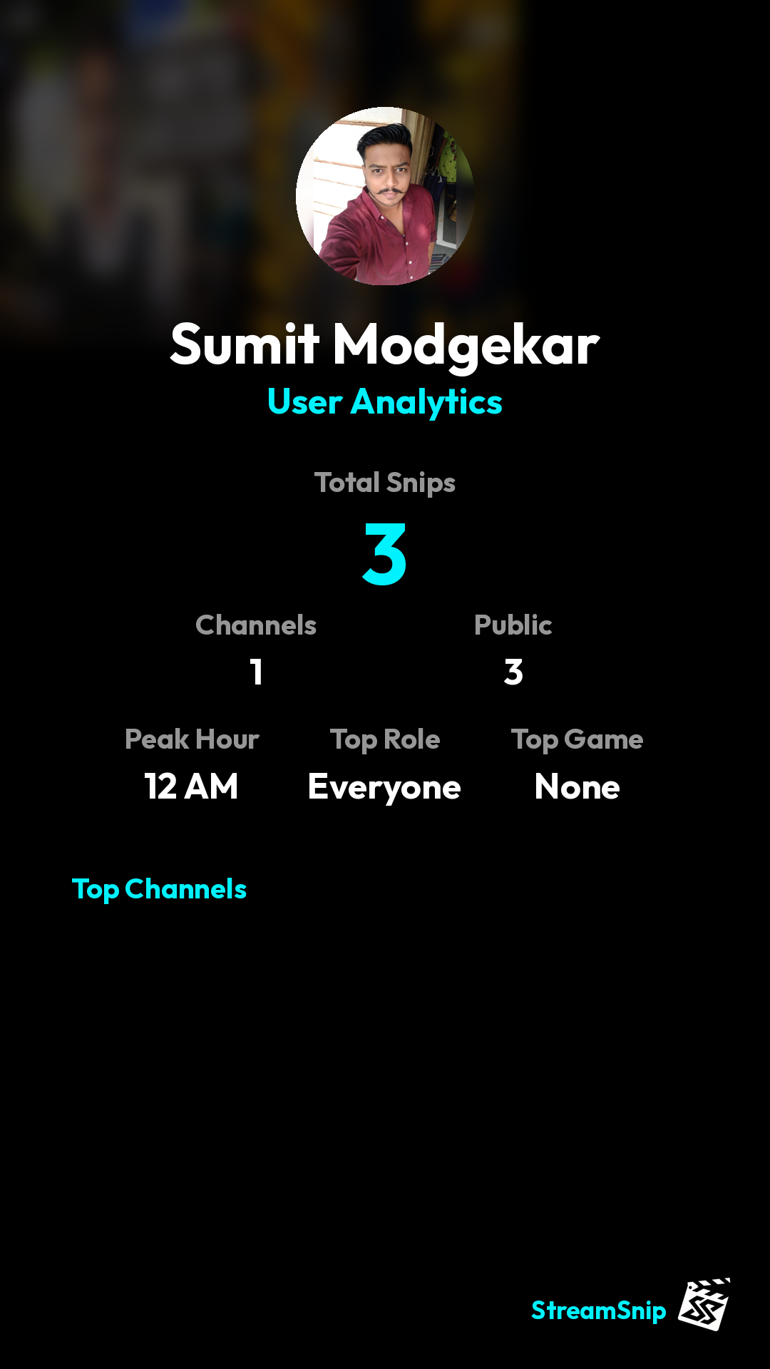 Stats Share Card