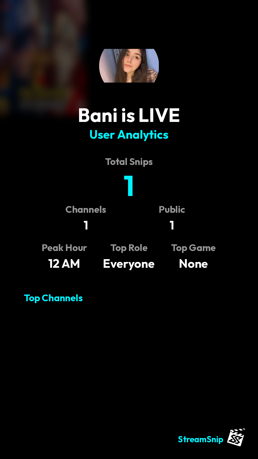 Stats Share Card