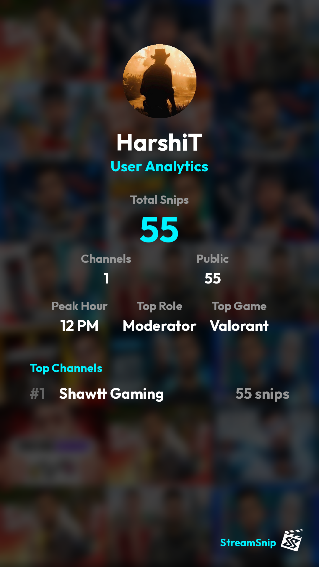 Stats Share Card