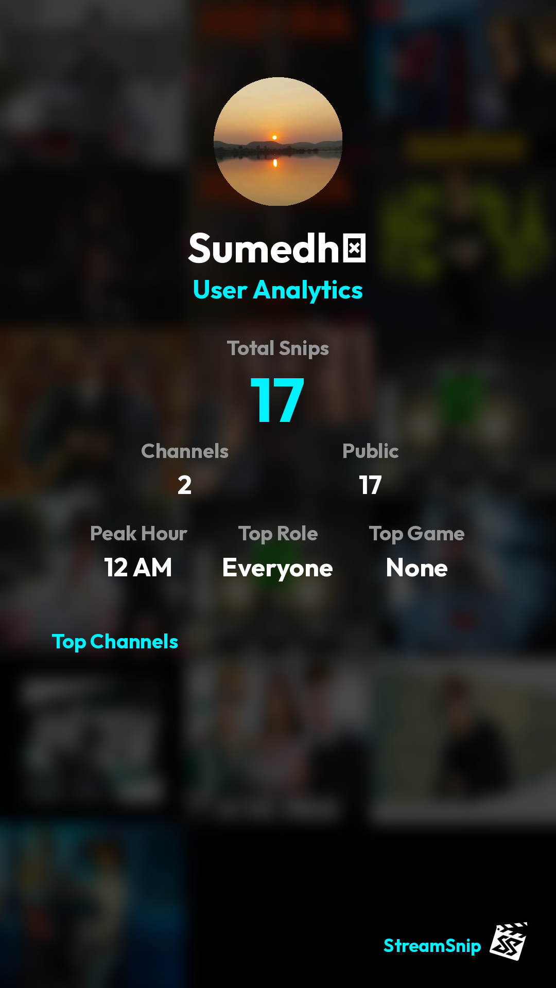 Stats Share Card