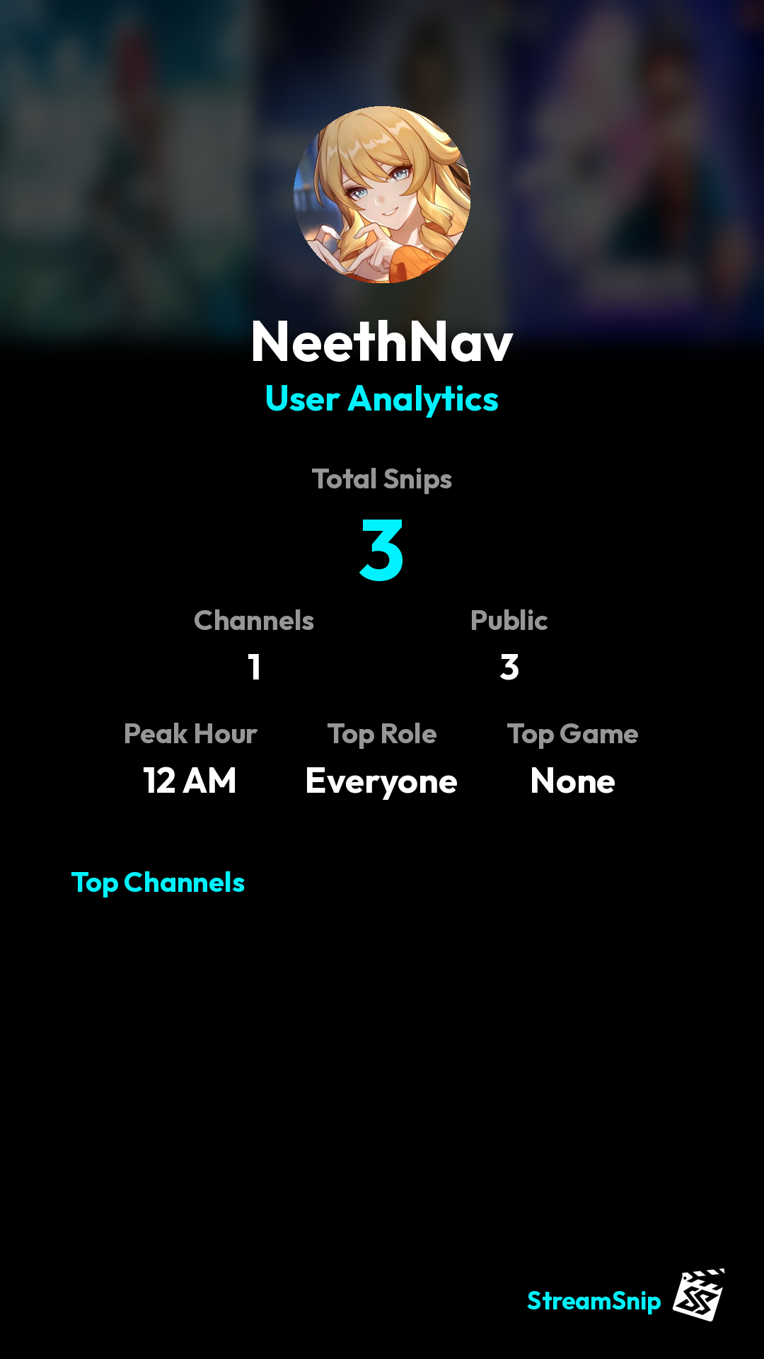 Stats Share Card