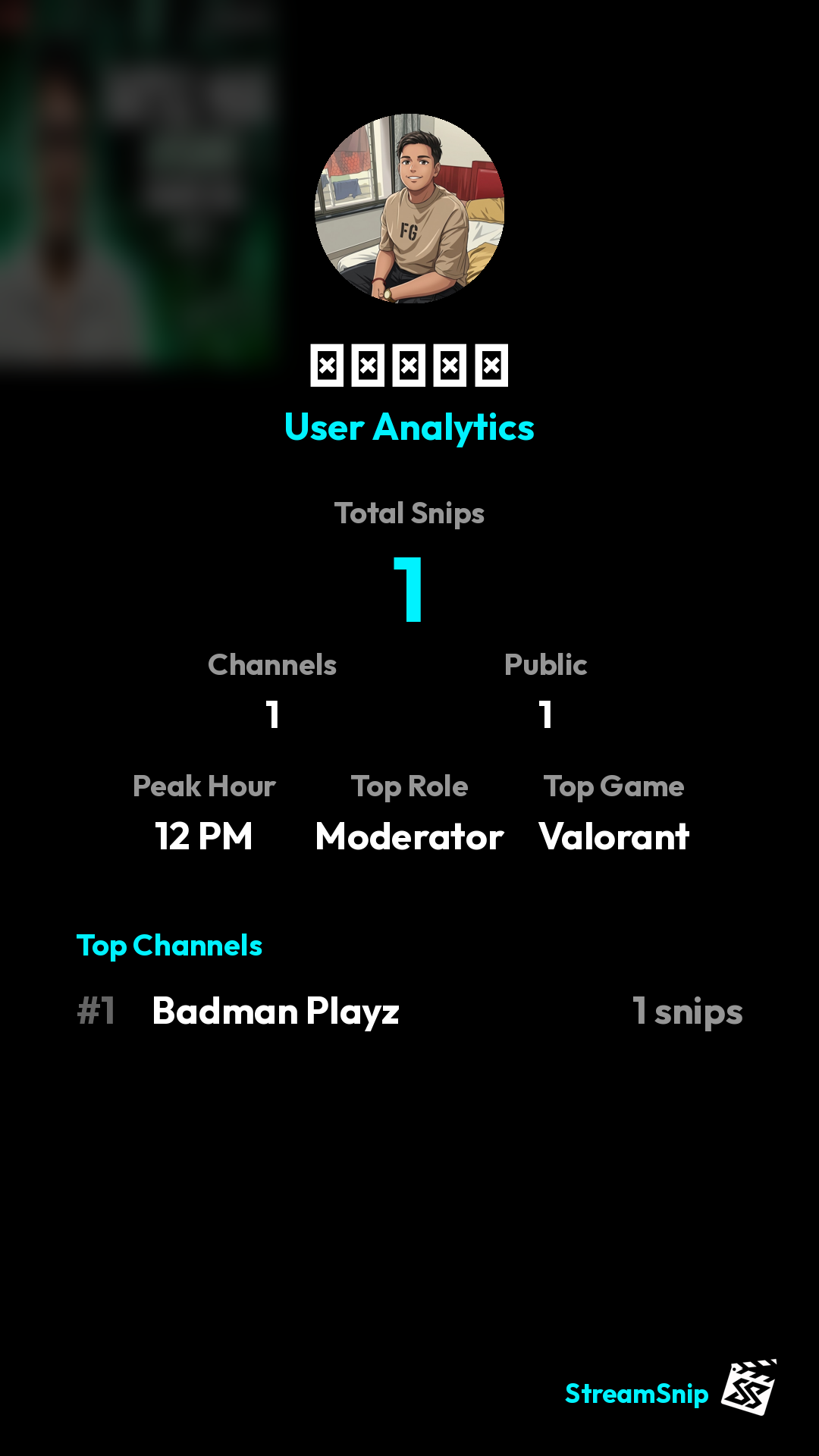 Stats Share Card
