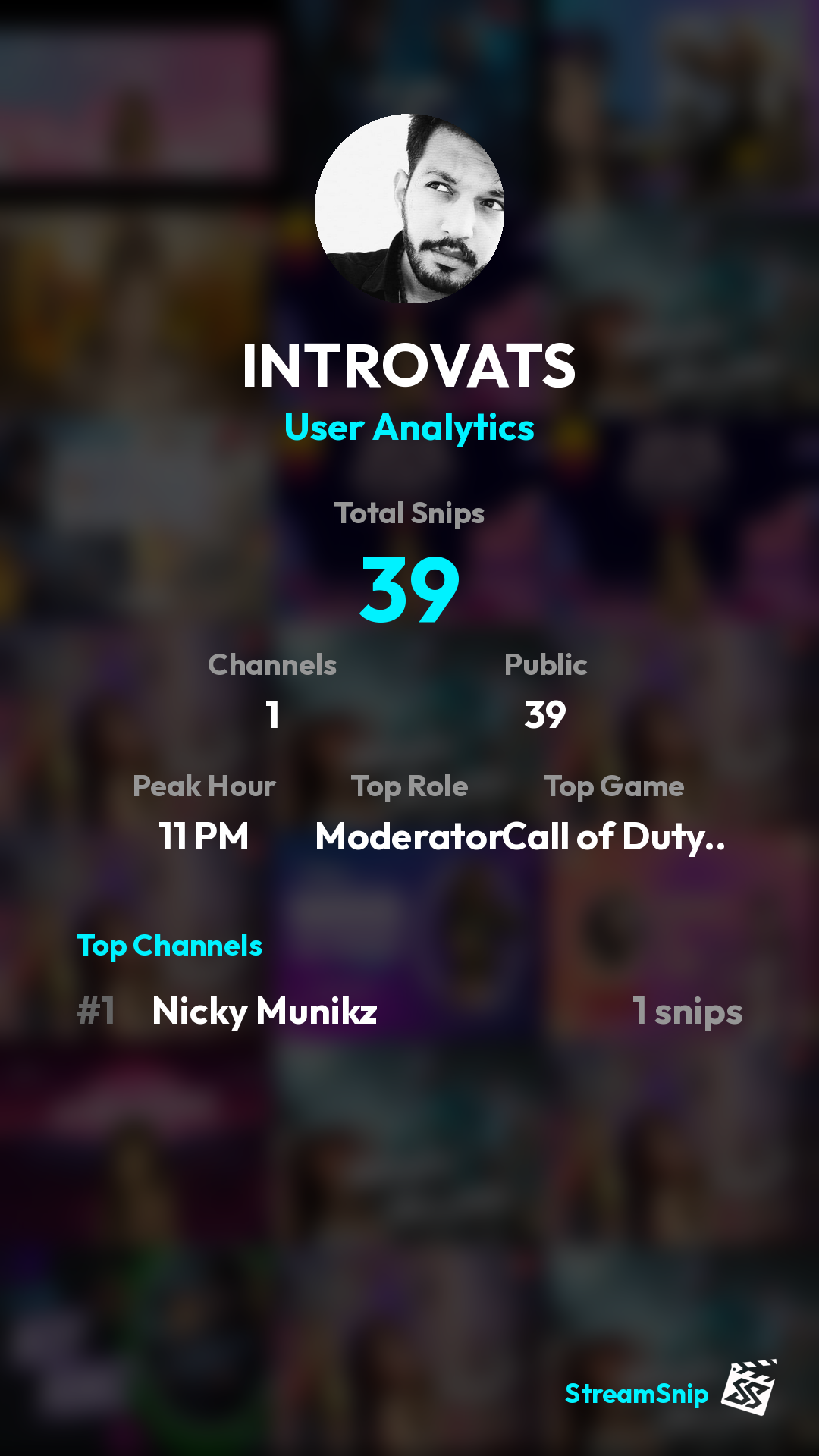 Stats Share Card