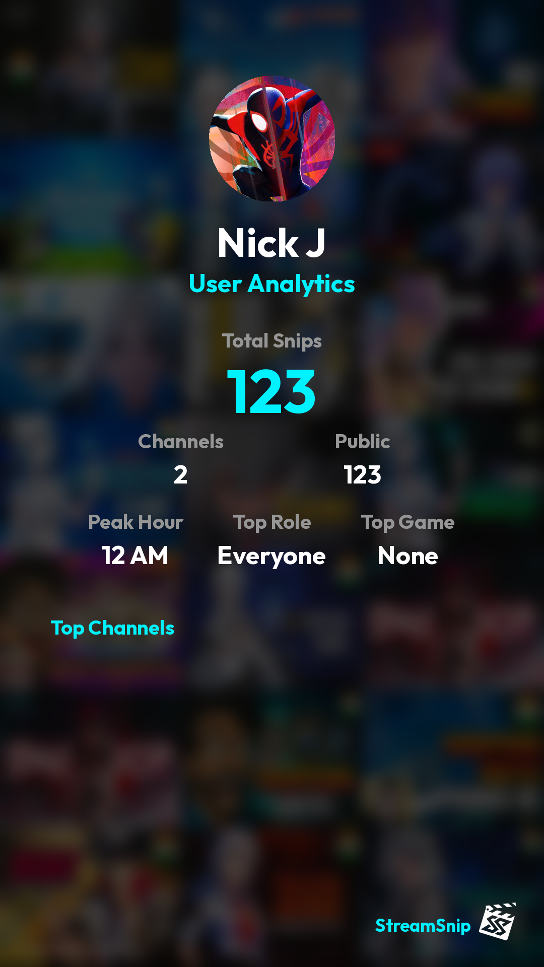 Stats Share Card