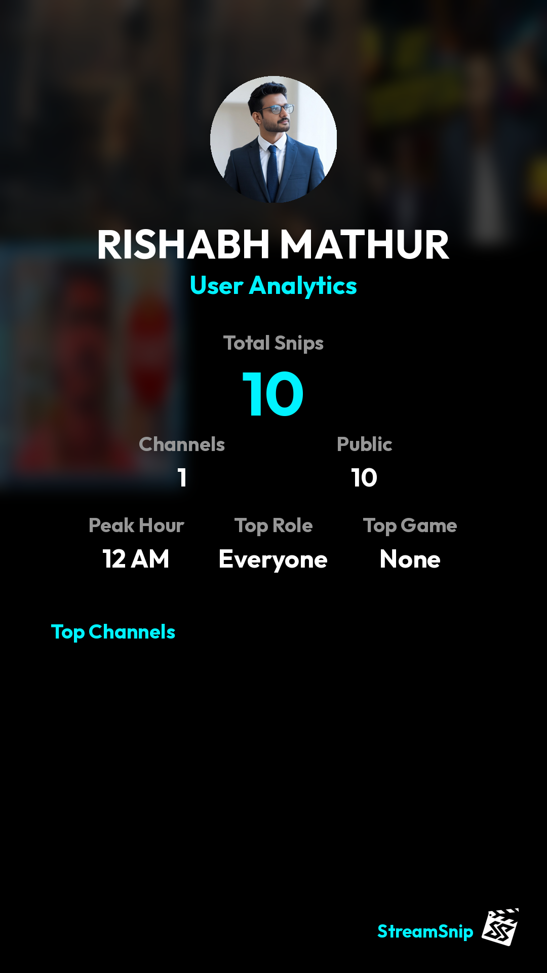 Stats Share Card
