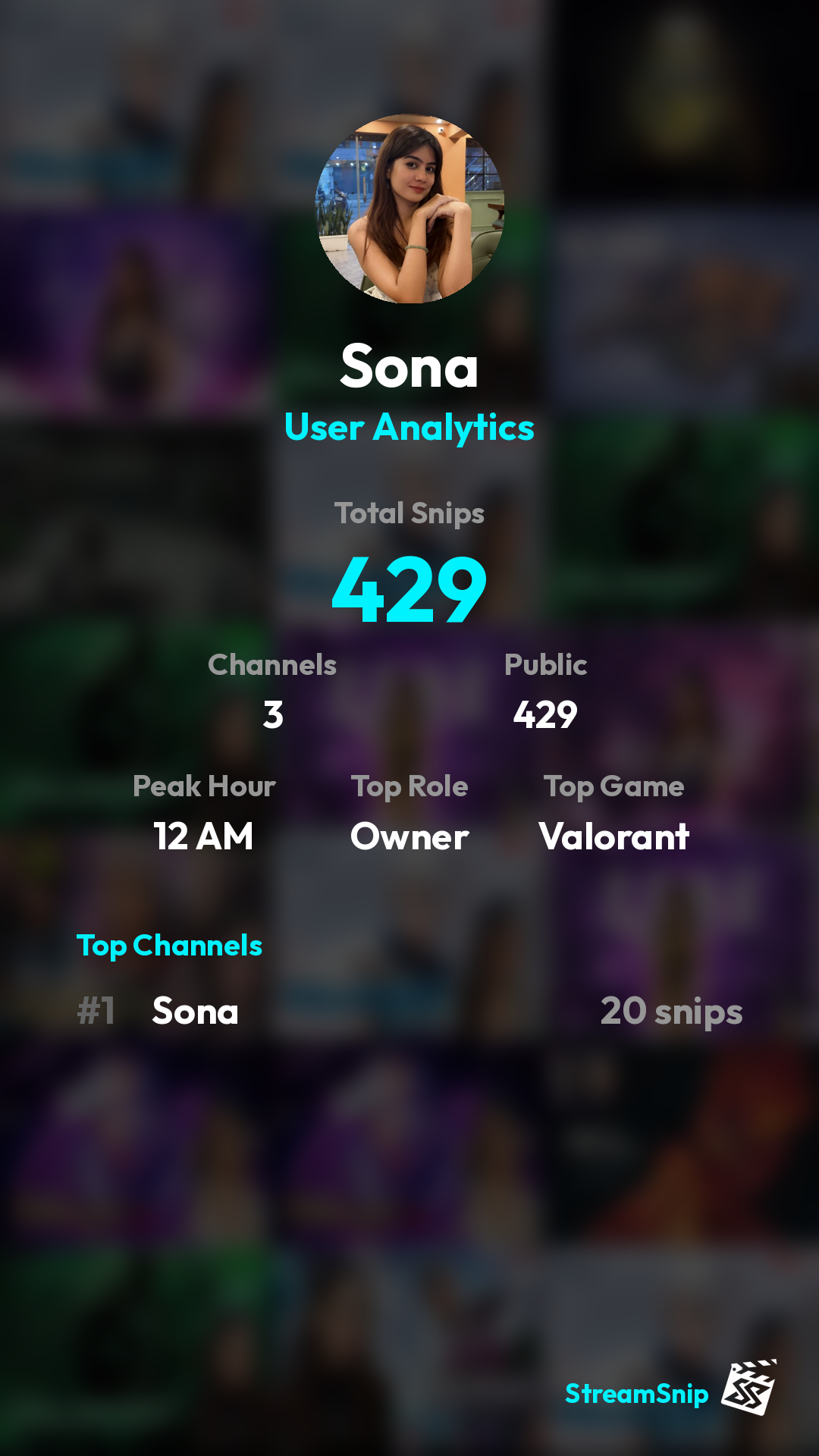 Stats Share Card