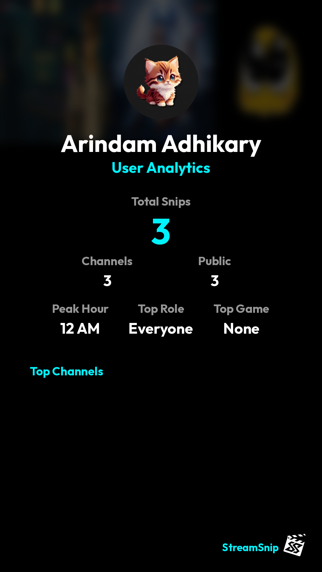 Stats Share Card